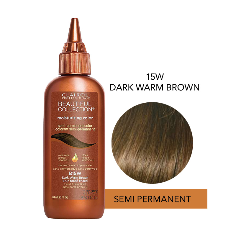 CLAIROL BEAUTIFUL COLLECTION DARK WARM BROWN 15W CLAIROL BEAUTIFUL COLLECTION DARK WARM BROWN 15W