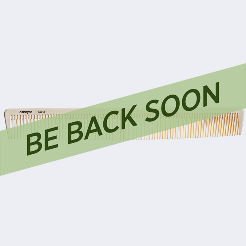 DANNYCO SILICONE FINE TOOTH COMB (BEIGE)