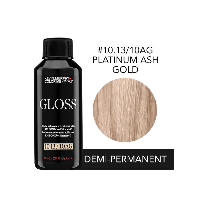 KM GLOSS 60ML - #10.13/10AG PLATINUM ASH GOLD 