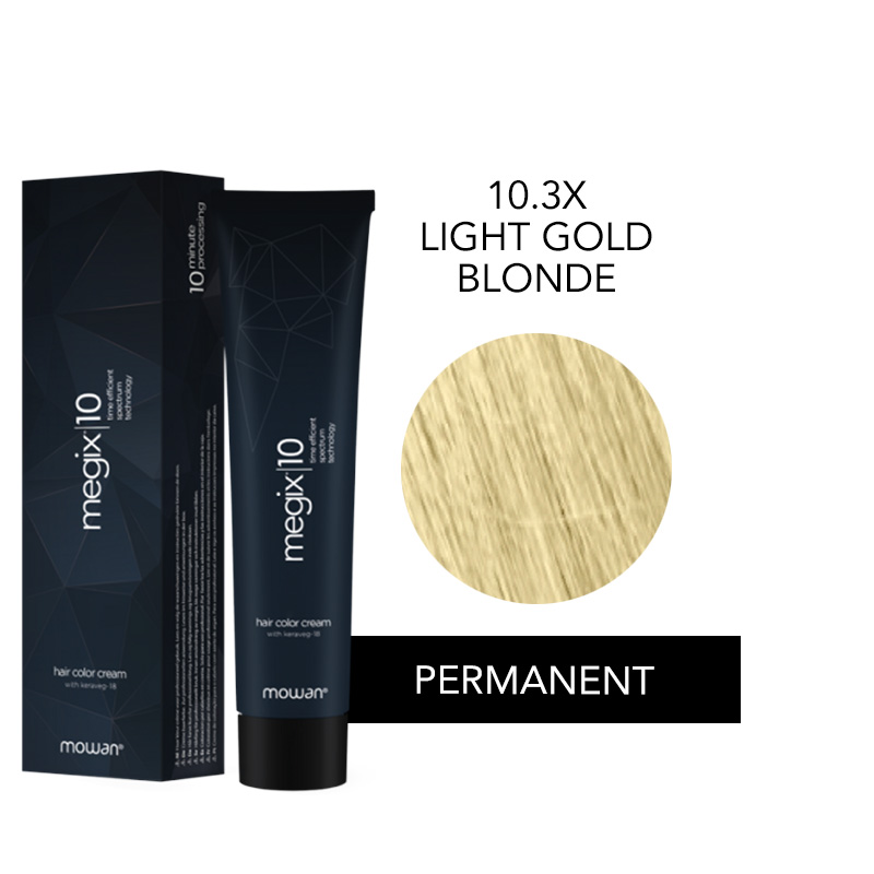 MEGIX10 #10.3 X LIGHT GOLD BLONDE