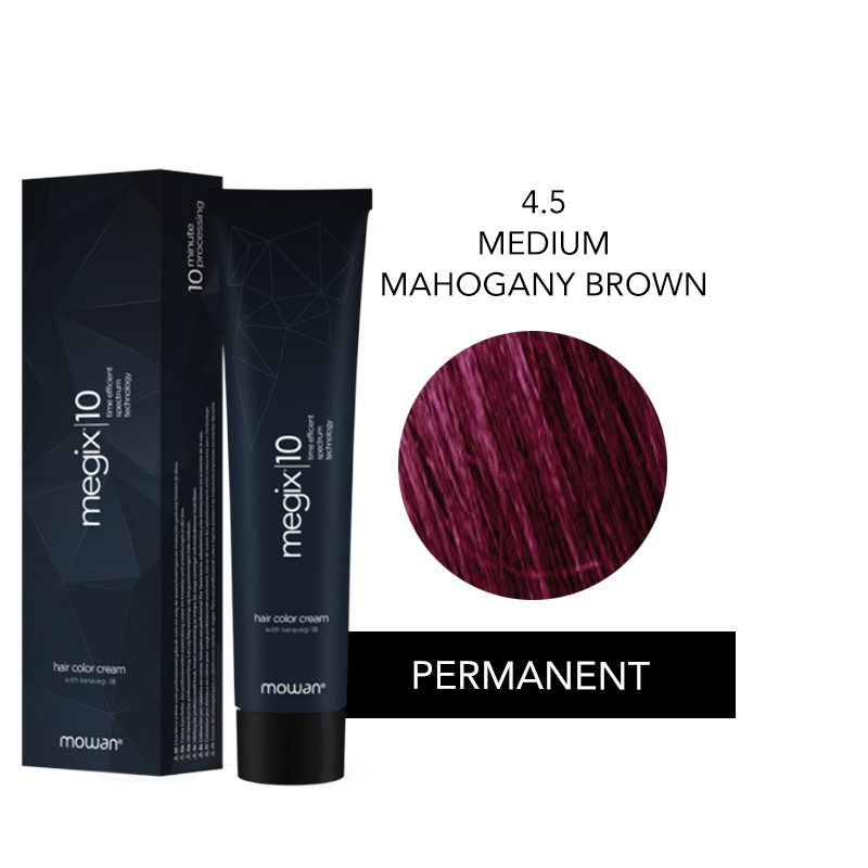 MEGIX10 #4.5 MEDIUM MAHOGANY BROWN 