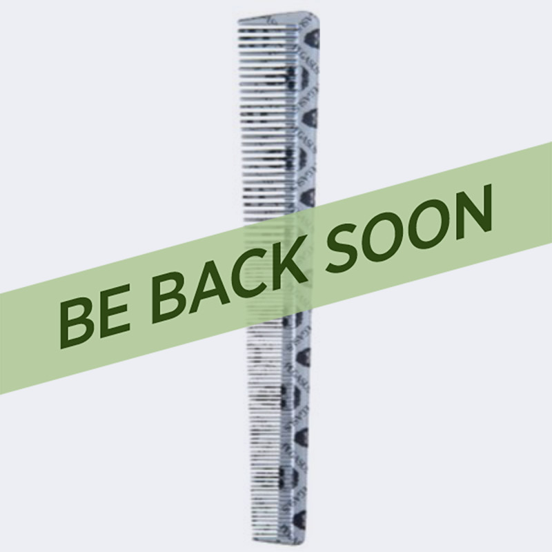 PEGASUS SKULLETO SILVER BARBER COMB (6.5)