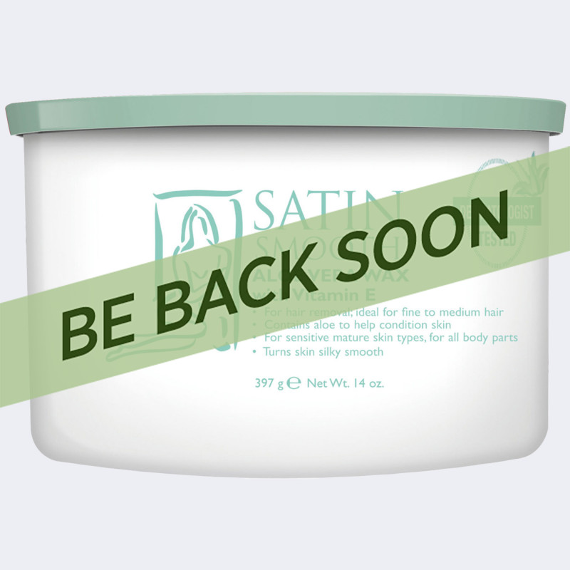 SATIN SMOOTH ALOE VERA CREAM WAX 14oz