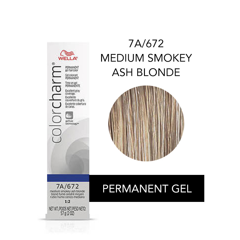 COLOR CHARM GEL COLOR 672 MED SMOKEY ASH