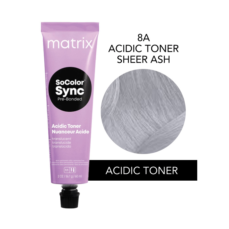 COLORSYNC ACIDIC TONER SHEER ASH 8A
