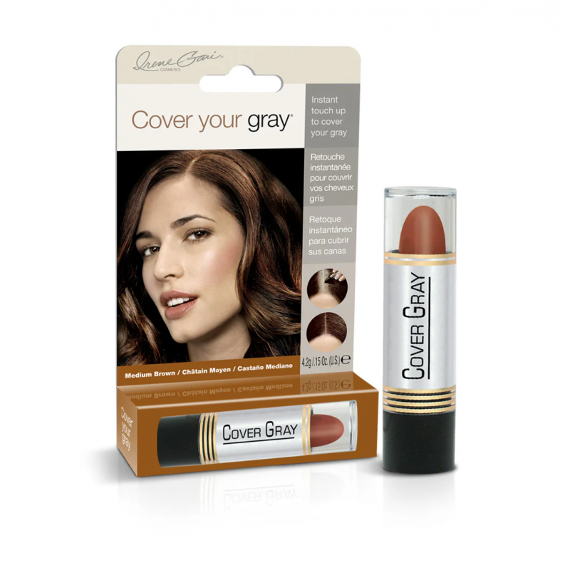 COVER YOUR GREY CRAYON MEDIUM BROWN
