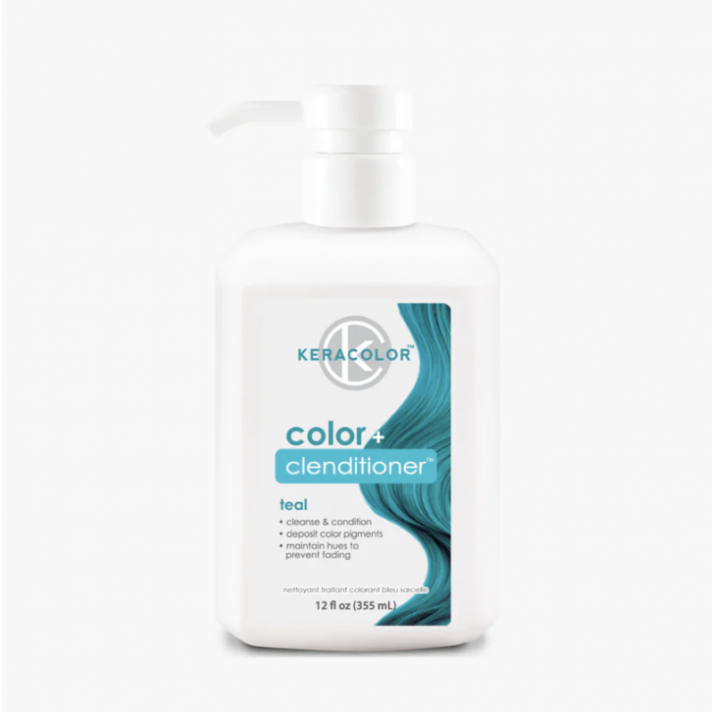 KERACOLOR COLOR+CLENDITIONER TEAL 12oz