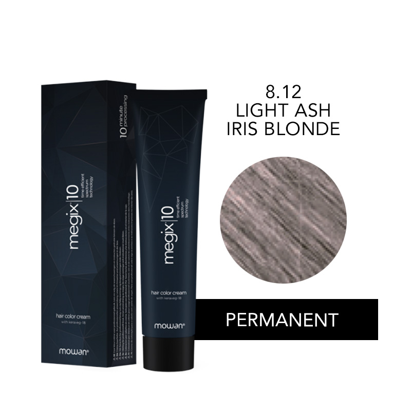 MEGIX10 - 8.12 LIGHT ASH IRIS BLONDE