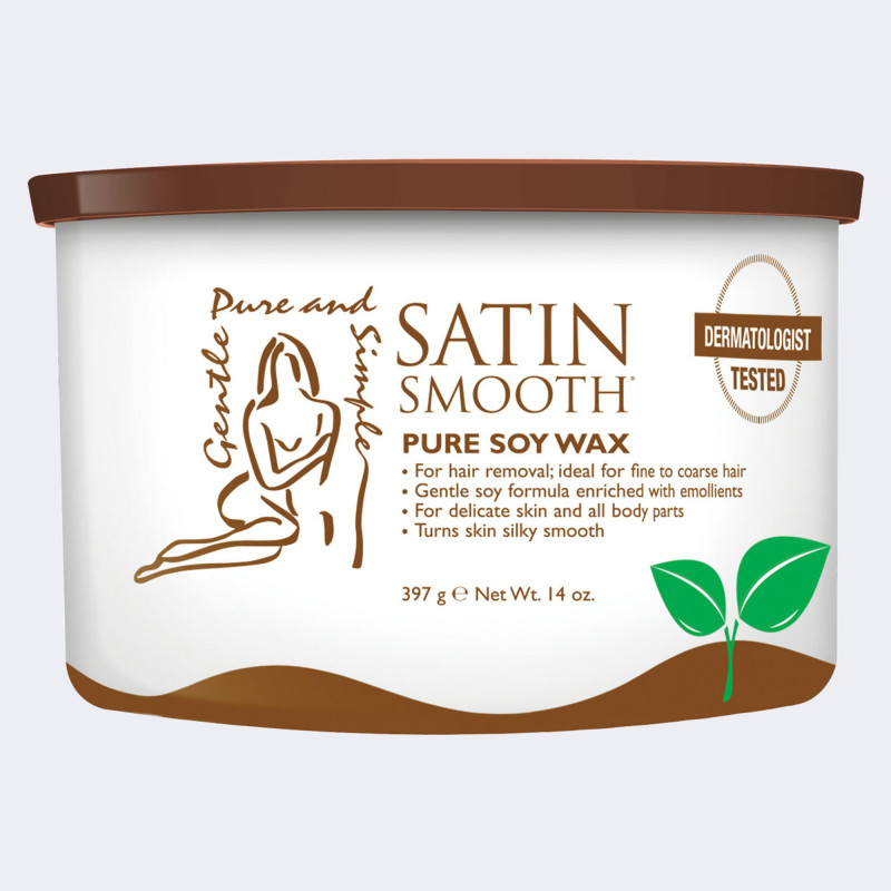 SATIN SMOOTH SOY CREAM WAX 14oz