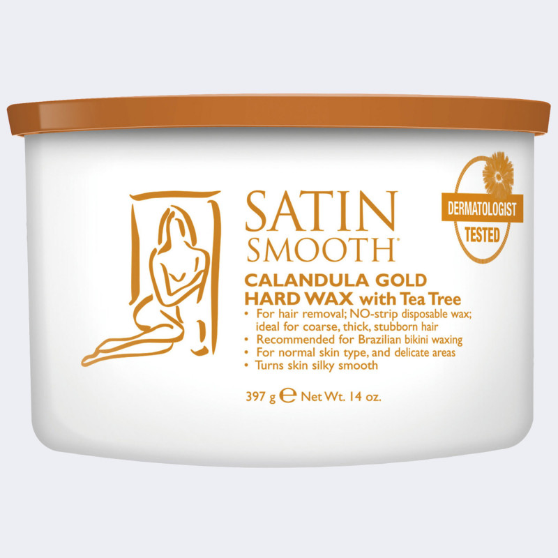 SATIN SMOOTH CALENDULA HARD WAX 14oz