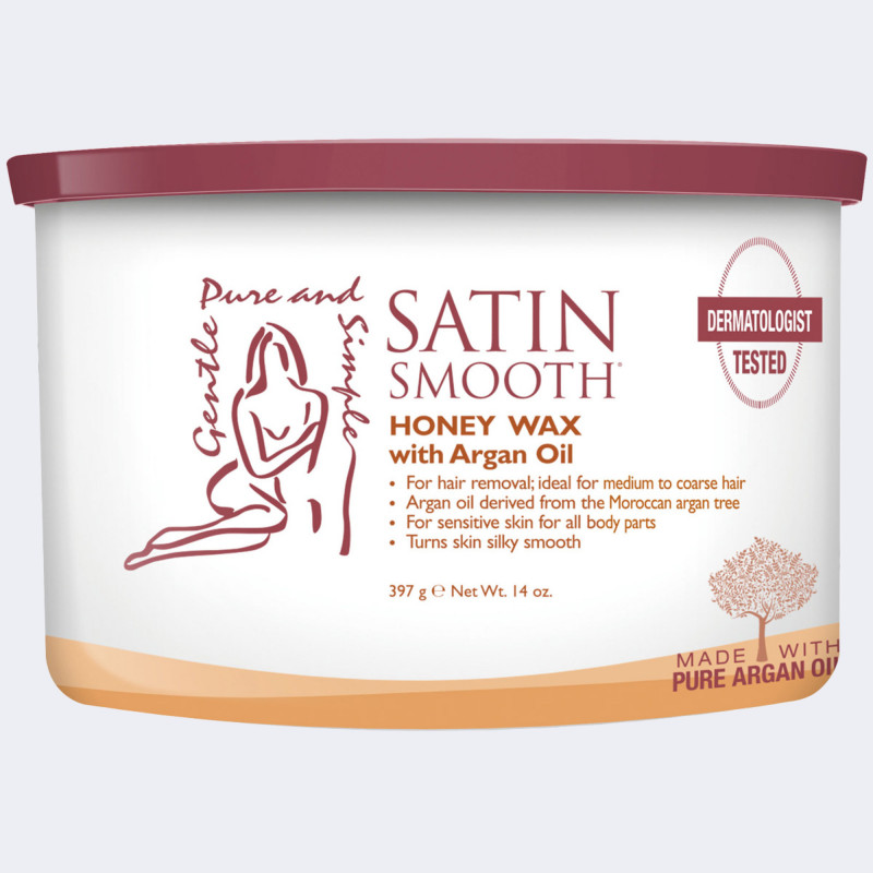 SATIN SMOOTH HONEY WITH ARGAN OIL WAX 14