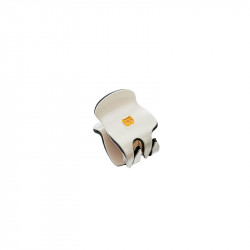 Cellulose Acetate Pince a Cheveux Extra Small W/B