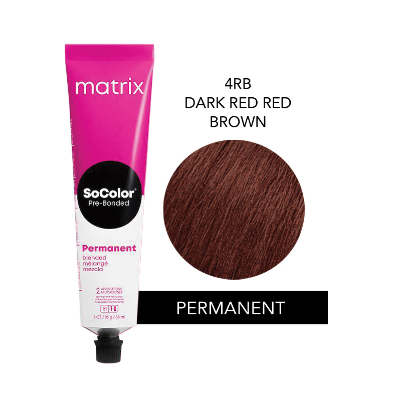 SOCOLOR DARK RED RED BROW..